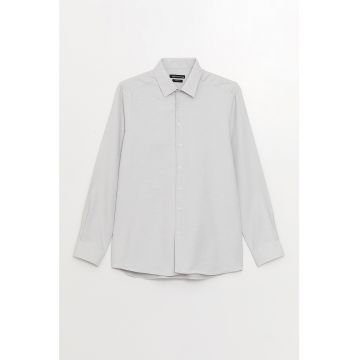 Camasa slim fit din amestec de bumbac