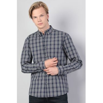 Camasa slim fit in carouri