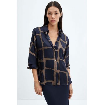 Camasa vaporoasa de satin Camila