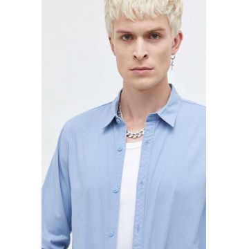 Hollister Co. camasa barbati, cu guler clasic, regular