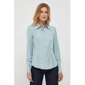 Sisley camasa femei, cu guler clasic, regular