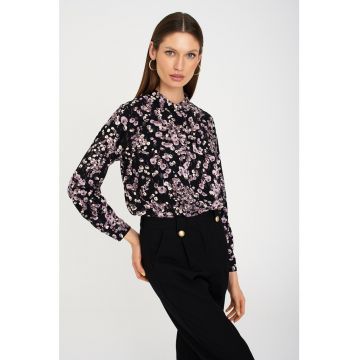 Camasa cu maneci lungi si model floral