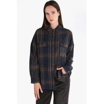 Camasa cu maneci lungi si model in carouri