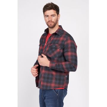 Camasa cu model in carouri si buzunare cu clapa