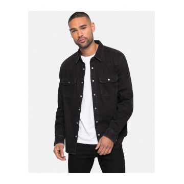 Camasa de denim cu buzunare pe piept Piper 8421