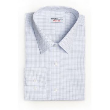 Camasa regular fit cu model in carouri