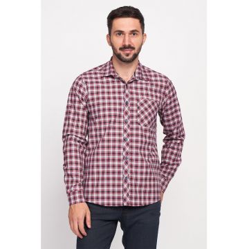 Camasa regular fit cu model in carouri