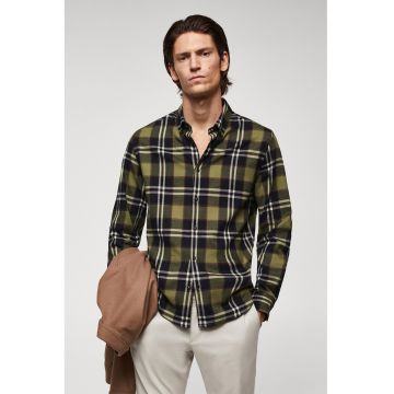 Camasa regular fit cu model in carouri Mauro