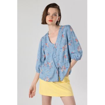 Camasa-tunica cu model floral