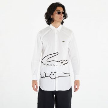 Cămașă Comme des Garçons SHIRT x LACOSTE Mens Shirt Woven Woven White