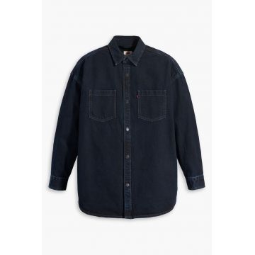 Jacheta din denim cu buzunare aplicate WellThread®