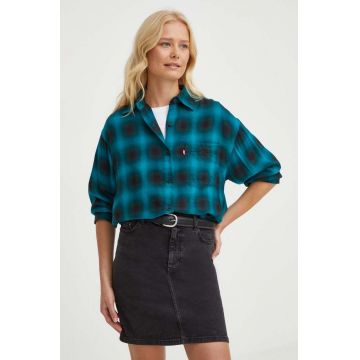 Levi's camasa femei, cu guler clasic, relaxed