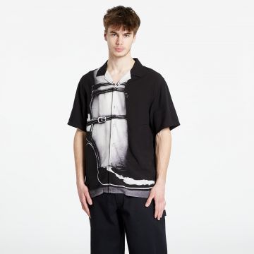 Cămașă PLEASURES Heel Button Down Black