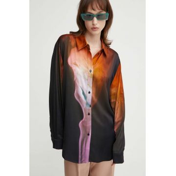Stine Goya cămașă femei, cu guler clasic, relaxed SG5789