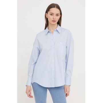 Tommy Jeans cămașă femei, cu guler clasic, relaxed DW0DW17356
