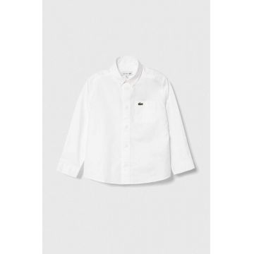 Lacoste camasa copii culoarea alb