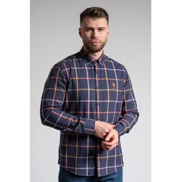 Camasa regular fit cu model in carouri