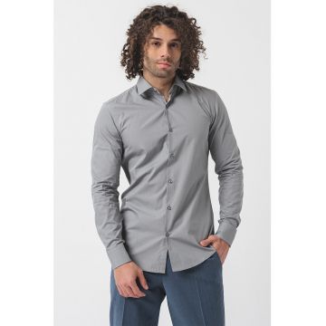 Camasa slim fit de bumbac Jenno