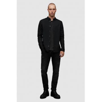 Camasa slim fit din amestec de bumbac