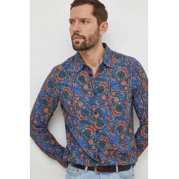 Desigual camasa barbati, cu guler clasic, regular