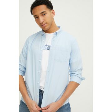 Hollister Co. camasa barbati, cu guler button-down, regular