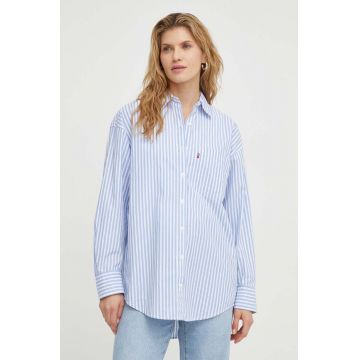 Levi's camasa din bumbac femei, cu guler clasic, relaxed