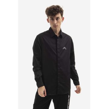 A-COLD-WALL* cămașă din bumbac Shirt Cotton Twill culoarea negru ACWMSH053.-WHITE