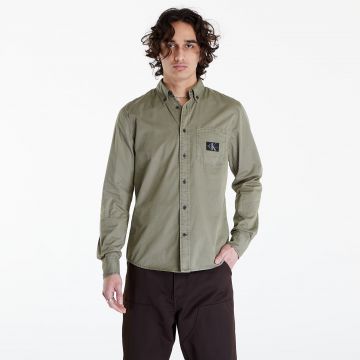 Cămașă Calvin Klein Jeans Regular Shirt Dusty Olive
