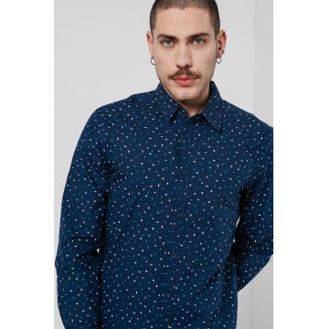 Camasa cu model si maneci lungi