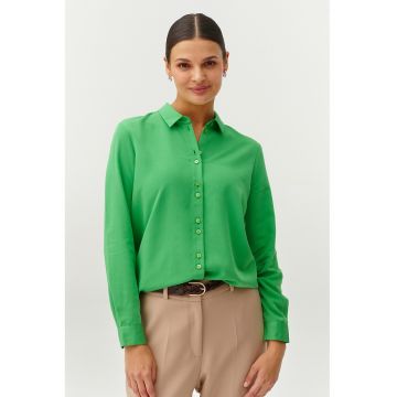 Camasa cu model uni si guler clasic