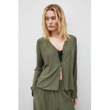 Samsoe Samsoe camasa femei, culoarea verde, slim