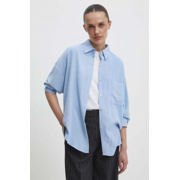 Answear Lab camasa de in cu guler clasic, relaxed