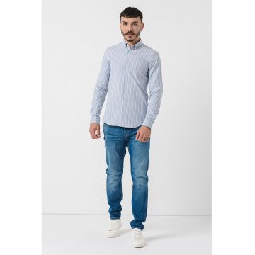 Camasa slim fit cu model in dungi
