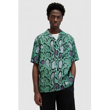 AllSaints camasa SERPENZ SS SHIRT barbati, relaxed, MS564Z