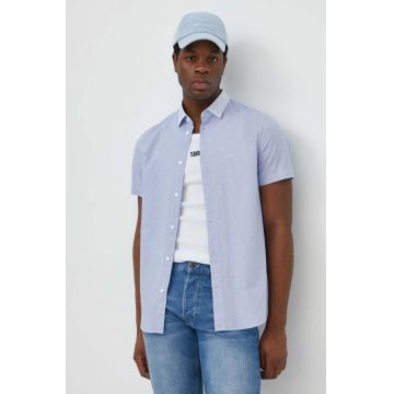 Armani Exchange camasa din bumbac barbati, cu guler clasic, regular