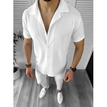 Camasa barbati casual alba 12487 N8-4.2