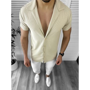 Camasa barbati casual bej 12480  O3-3.1