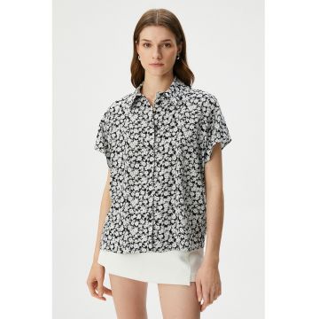 Camasa lejera cu model floral