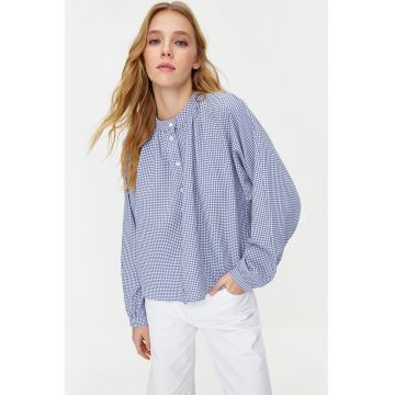 Camasa lejera cu model gingham