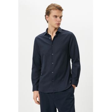 Camasa slim fit cu maneci lungi