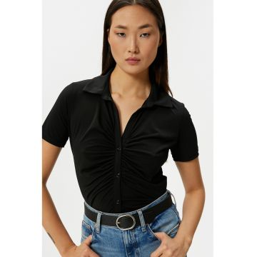 Camasa slim fit cu pliuri