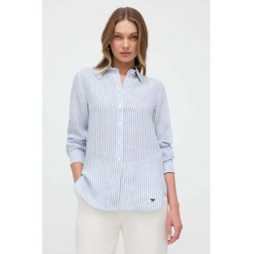 Weekend Max Mara cămașă de in cu guler clasic, regular 2415110000000