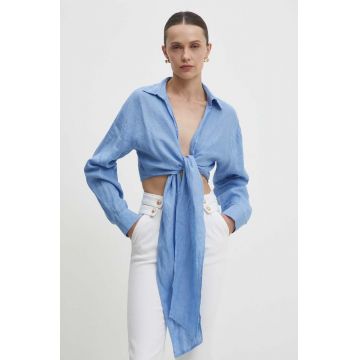 Answear Lab camasa de in cu guler clasic, relaxed