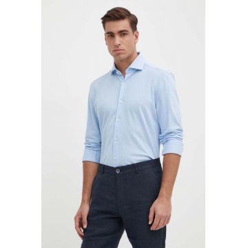 BOSS cămașă din bumbac bărbați, cu guler italian, regular 50513647