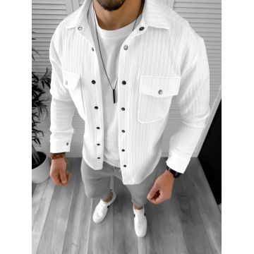 Camasa barbati casual alba 12504 14-4.3