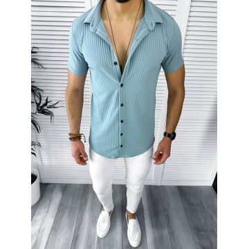 Camasa barbati casual albastra 12519 P19-5.3