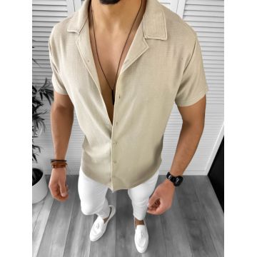 Camasa barbati casual bej cu dungi 12507 39-4.3