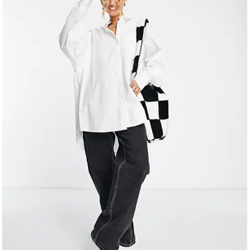 Camasa oversized cu buzunar