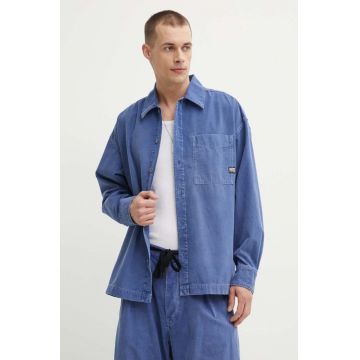 G-Star Raw camasa din bumbac barbati, cu guler clasic, relaxed, D23007-D295