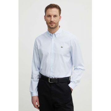 Lacoste camasa din bumbac barbati, cu guler button-down, regular